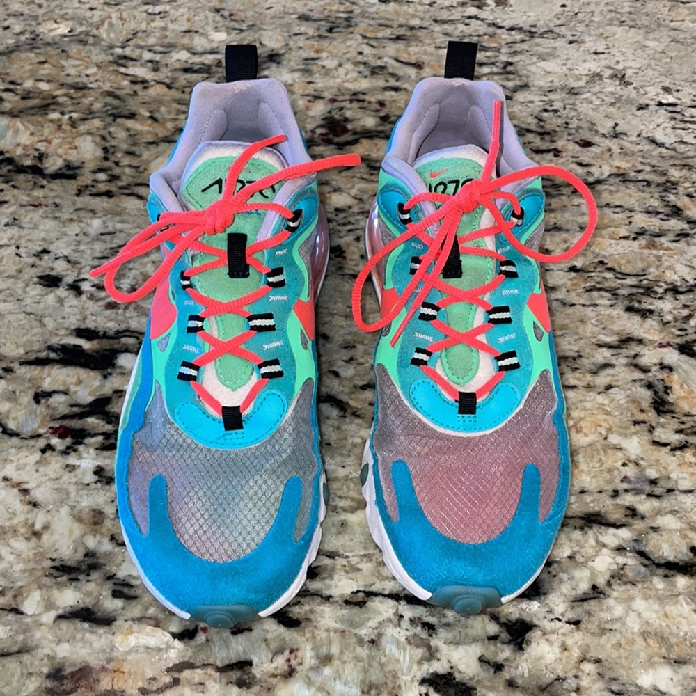 Nike Air Max 270 React Women's Sneakers - Multicolor - Picture 3 of 14
